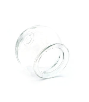 Ventouse en verre transparent, de diamètre interne de 4,4 ou 4 centimètres, pour libérer la surface du corps en chassant les pervers d’origine externe et en ouvrant les pores de la peau.