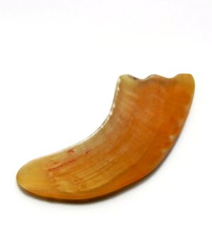 Gua Sha triangulaire en corne de mouton