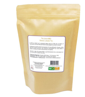thé parfumé au Jasmin, Bio d'Asie, certifié agriculture biologique